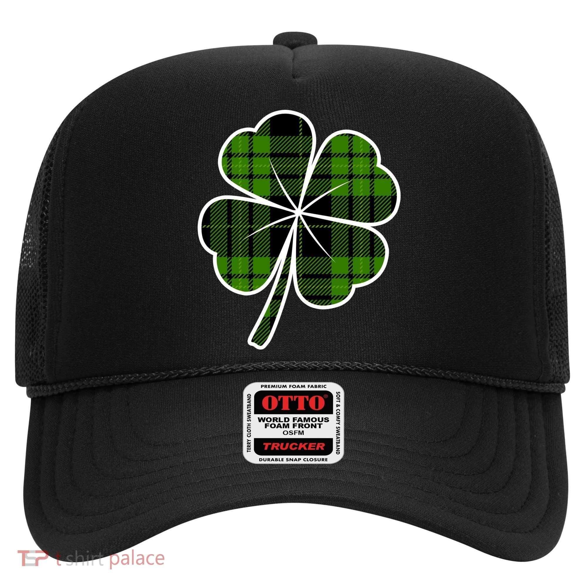 Four Leaf Clover Plaid Hat