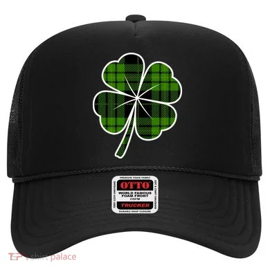 Four Leaf Clover Plaid Hat