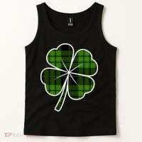 Four Leaf Clover Plaid Tank Top thumb 2