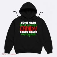 Four Main Food Groups Candy Canes & Syrup  Hoodie thumb 0