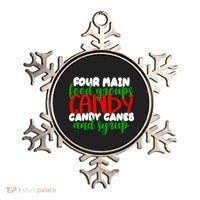 Four Main Food Groups Candy Canes & Syrup  Ornament thumb 0