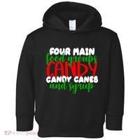 Four Main Food Groups Candy Canes & Syrup  Toddler Hoodie thumb 0
