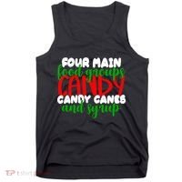 Four Main Food Groups Candy Canes & Syrup  Tank Top thumb 0