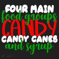 Four Main Food Groups Candy Canes & Syrup  Golf Towel thumb 3