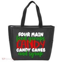 Four Main Food Groups Candy Canes & Syrup  Tote Bag thumb 0