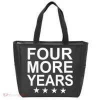 Four More Years Re-Elect Trump Tote Bag thumb 0