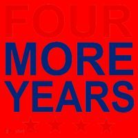 Four More Years Re-Elect Trump Santa Hat thumb 1