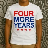 Four More Years Re-Elect Trump T-Shirt thumb 3