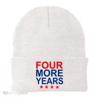 Four More Years Re-Elect Trump Beanie thumb 0