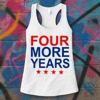Four More Years Re-Elect Trump Women's Tank Top thumb 3