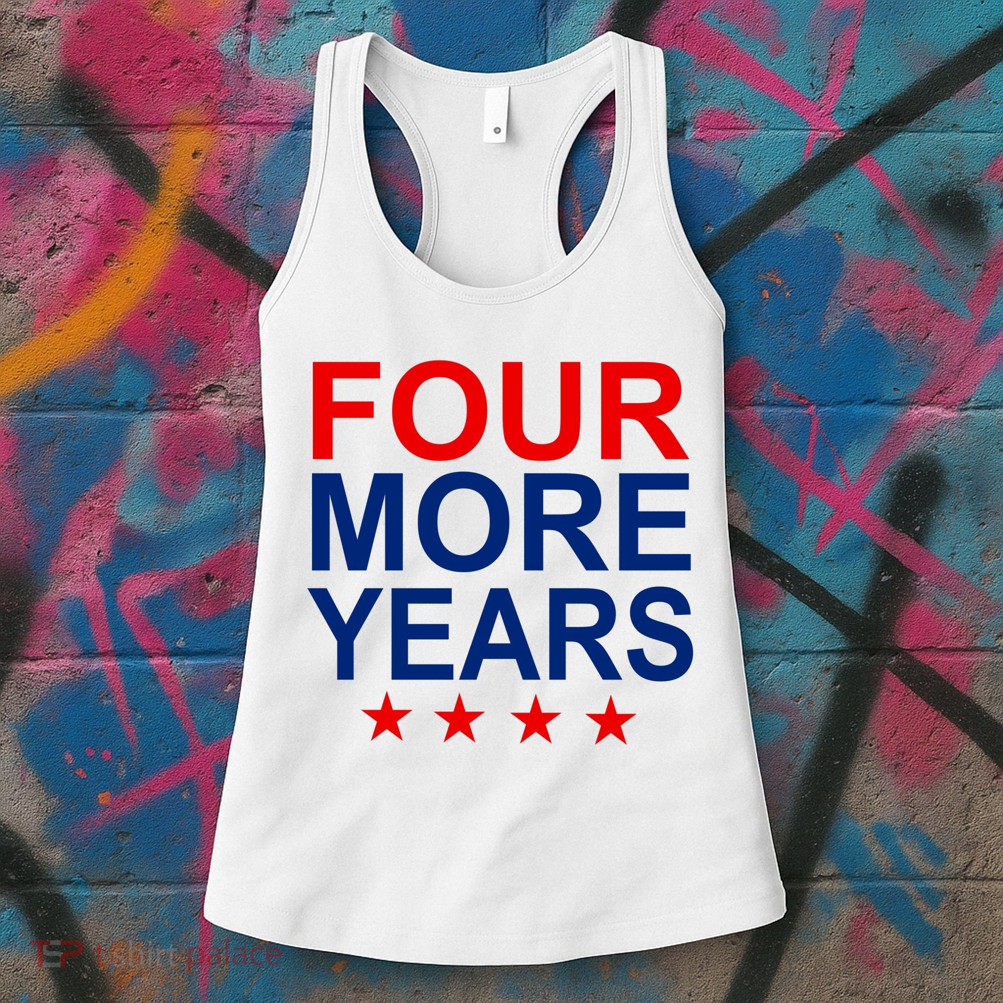 Four More Years Re-Elect Trump Women's Tank Top
