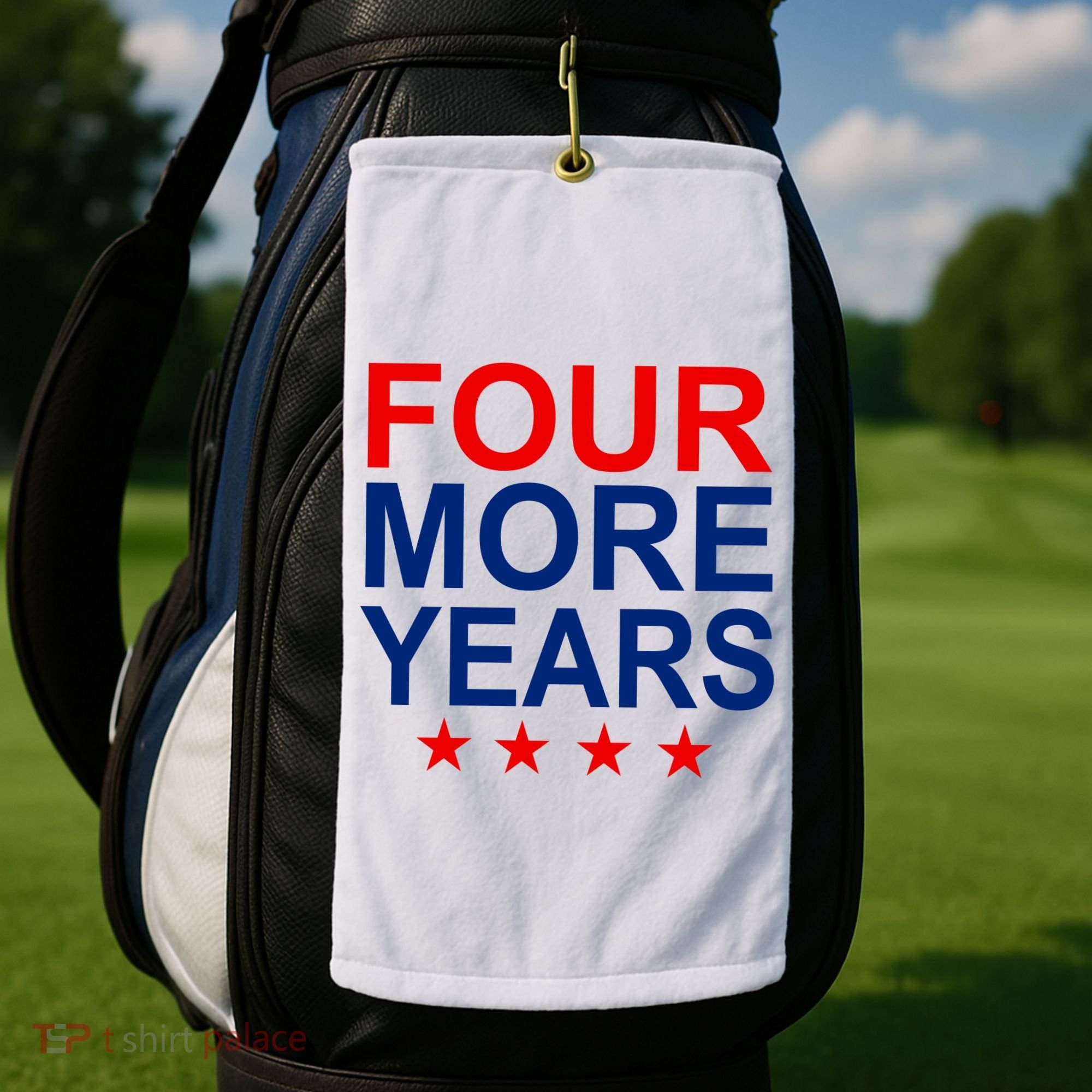 Four More Years Re-Elect Trump Golf Towel