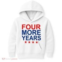 Four More Years Re-Elect Trump Kids Hoodie thumb 0