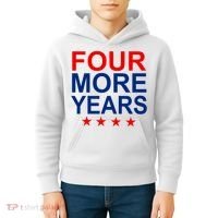 Four More Years Re-Elect Trump Kids Hoodie thumb 4