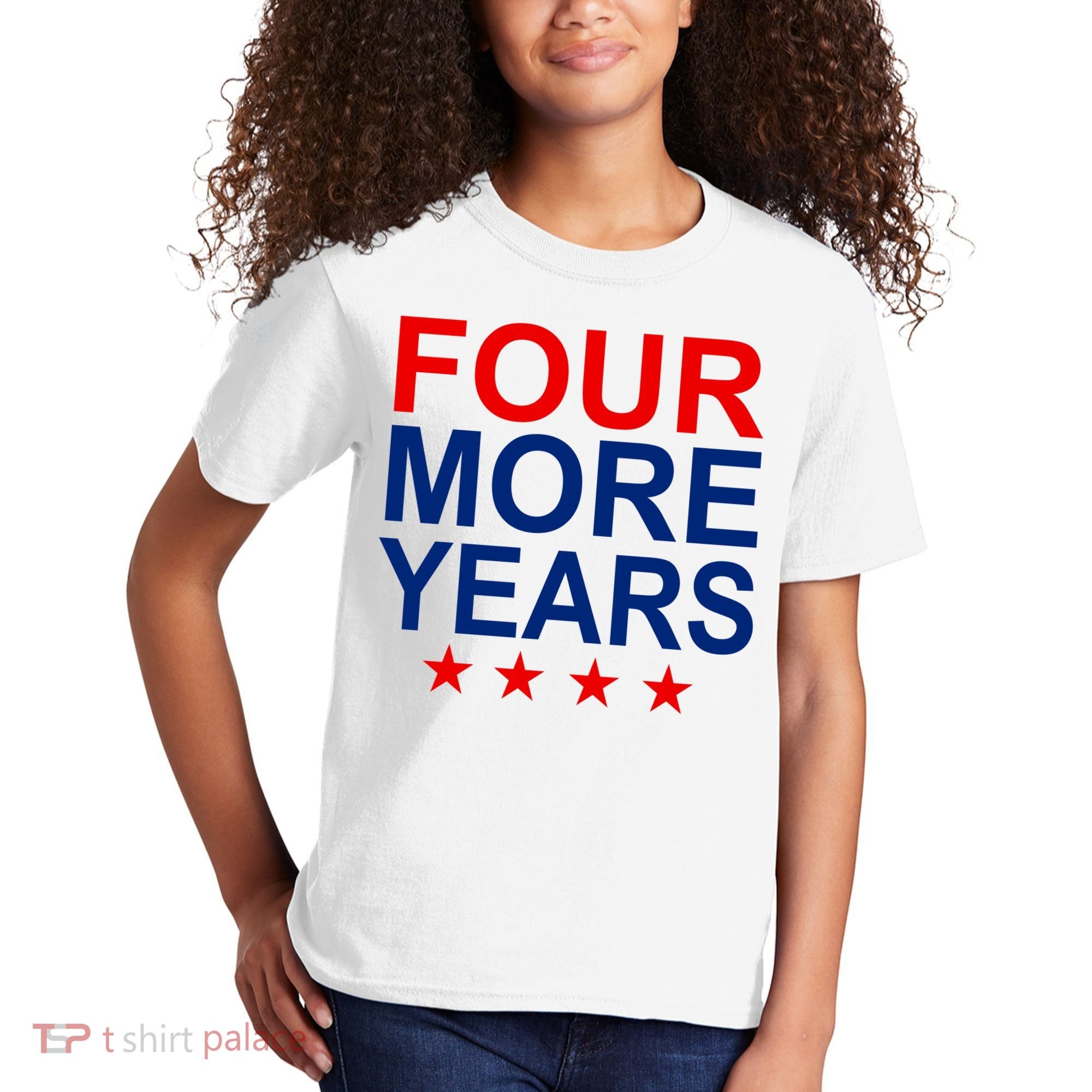 Four More Years Re-Elect Trump Kids T-Shirt