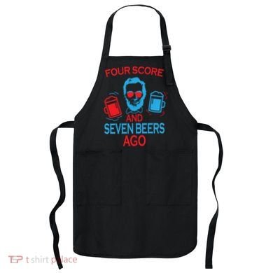 Four Score and Seven Beers Ago Apron