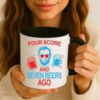 Four Score and Seven Beers Ago Coffee Mug thumb 3