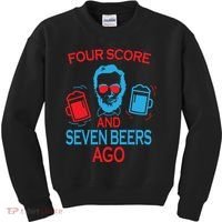 Four Score and Seven Beers Ago Kids Sweatshirt thumb 0