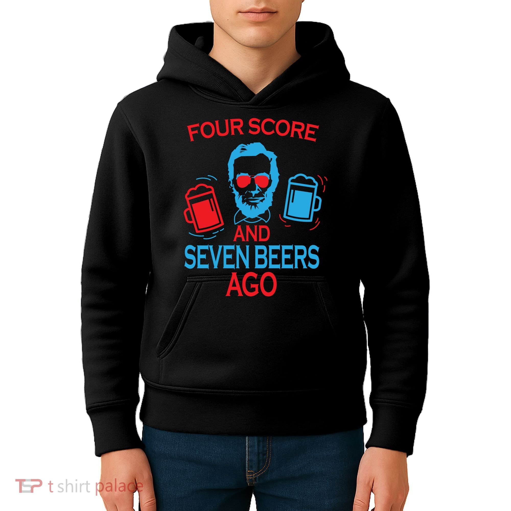Four Score and Seven Beers Ago Kids Hoodie