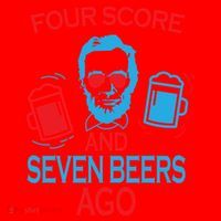 Four Score and Seven Beers Ago Santa Hat thumb 1