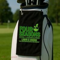 Four Seasons Total Landscaping Lawn And Order  Golf Towel thumb 2