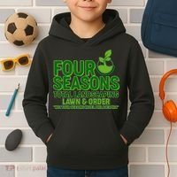 Four Seasons Total Landscaping Lawn And Order  Kids Hoodie thumb 2