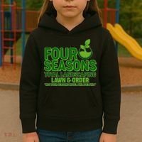 Four Seasons Total Landscaping Lawn And Order  Kids Hoodie thumb 3