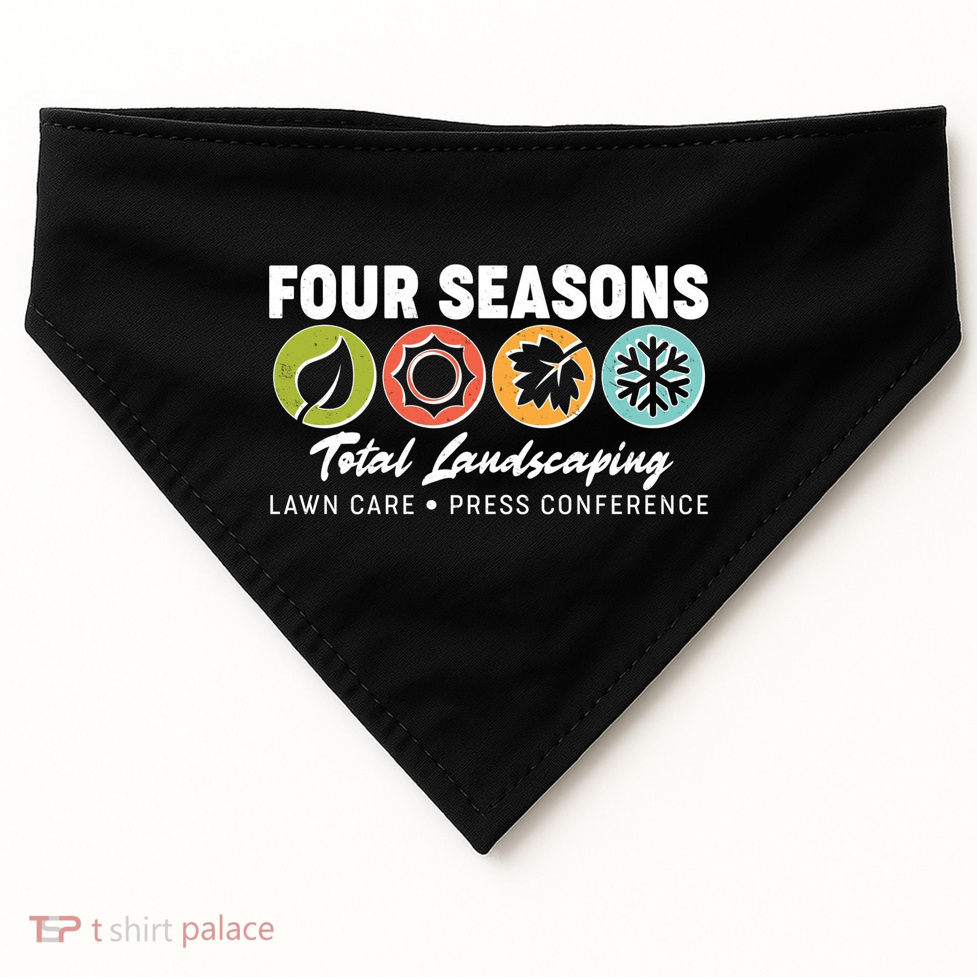 Four Seasons Total Landscaping Lawn Care Press Conference USA-Made Doggie Bandana
