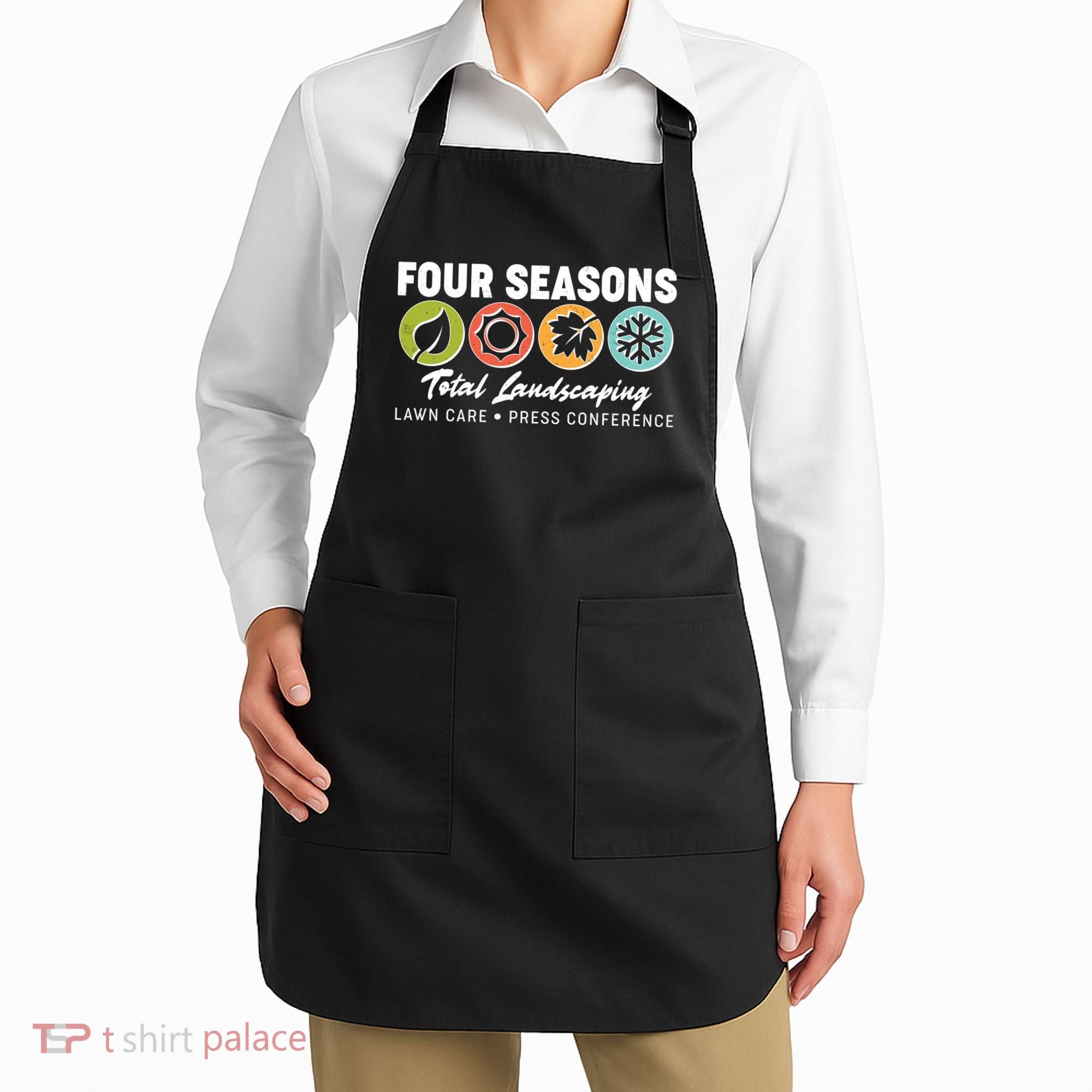 Four Seasons Total Landscaping Lawn Care Press Conference Apron