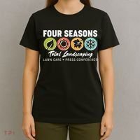 Four Seasons Total Landscaping Lawn Care Press Conference T-Shirt thumb 4