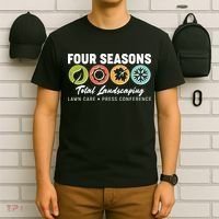 Four Seasons Total Landscaping Lawn Care Press Conference T-Shirt thumb 6