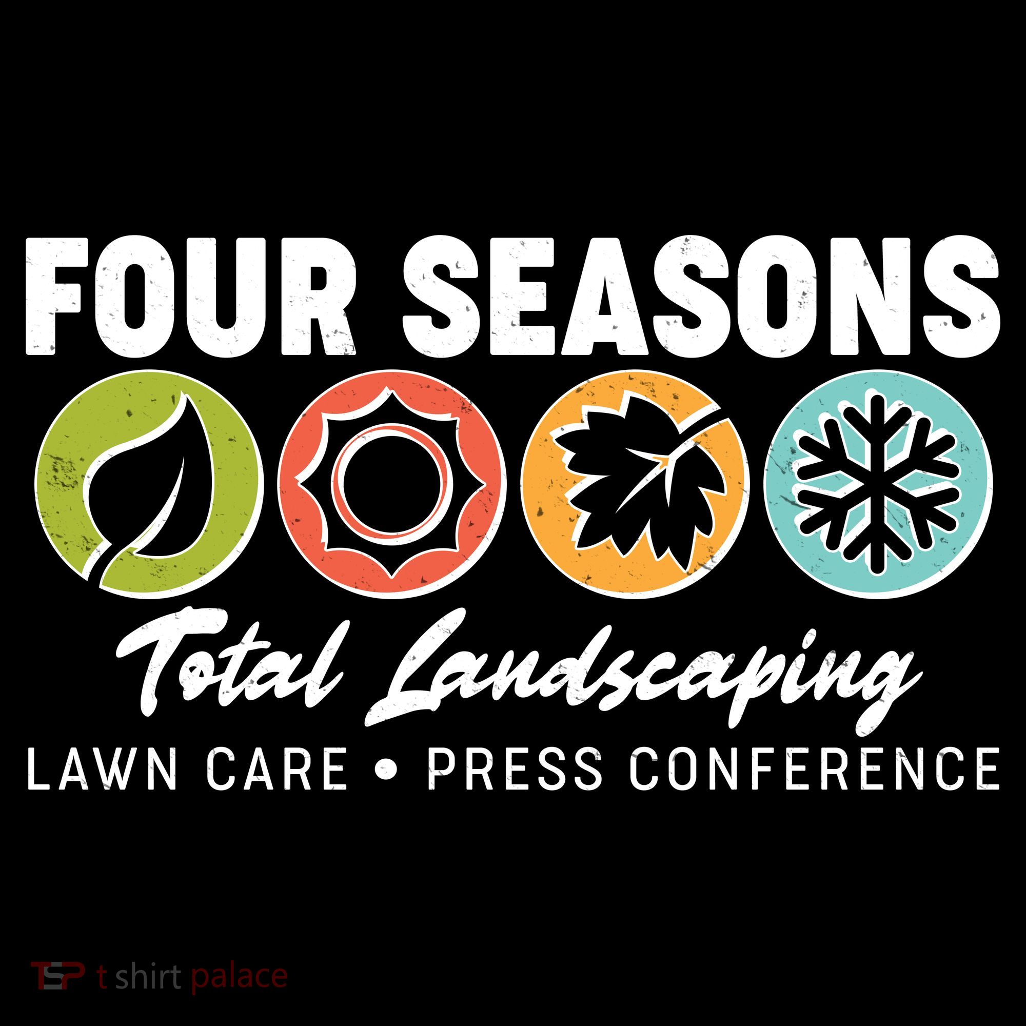 Four Seasons Total Landscaping Lawn Care Press Conference Women's Long Sleeve Shirt