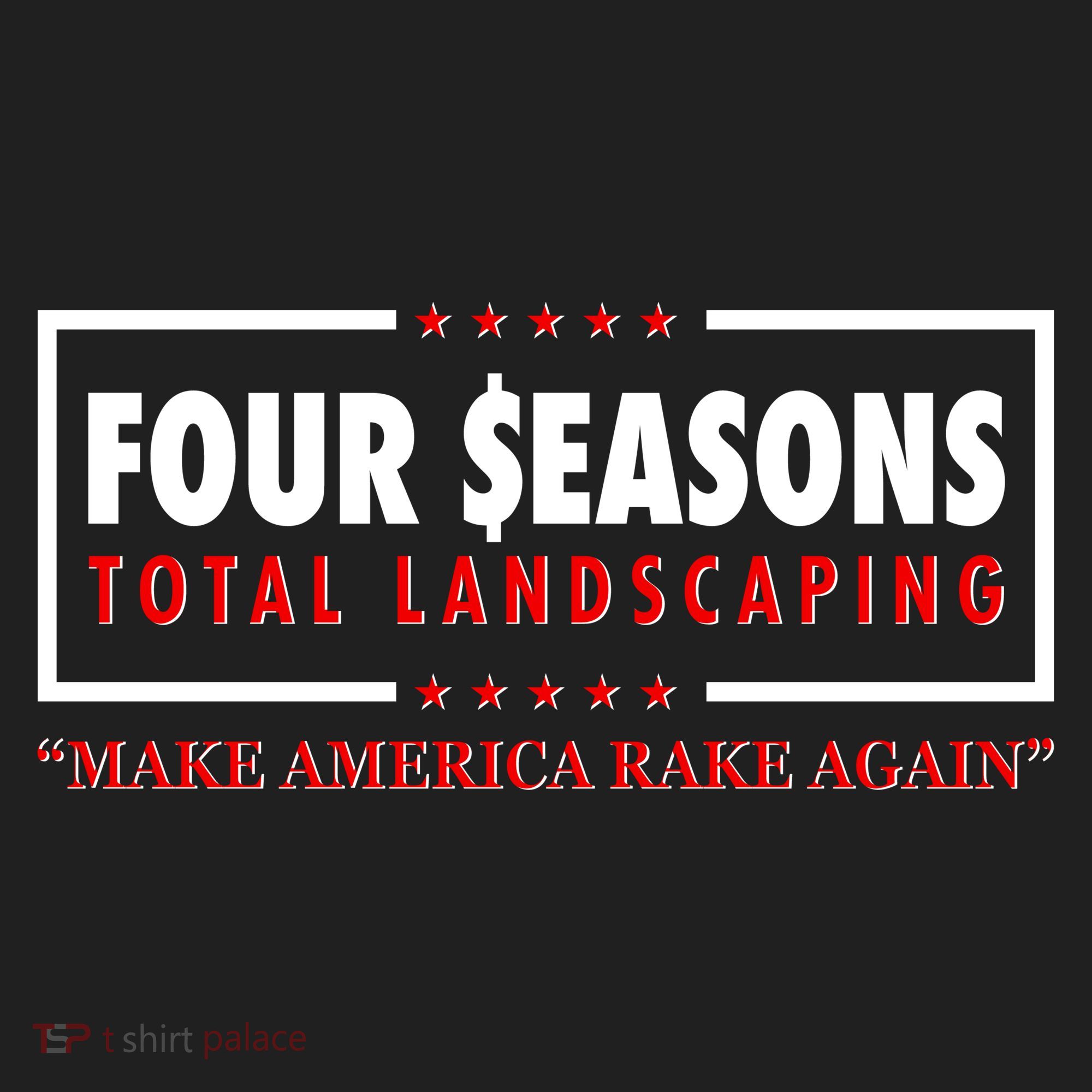 Four Seasons Total Landscaping Make America Rake Again Logo Tumbler