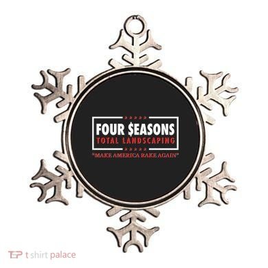 Four Seasons Total Landscaping Make America Rake Again Logo Ornament