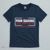 Four Seasons Total Landscaping Make America Rake Again Logo T-Shirt thumb 5