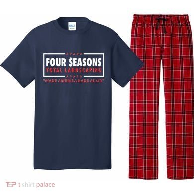 Four Seasons Total Landscaping Make America Rake Again Logo Pajama Set