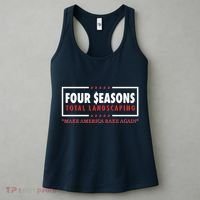 Four Seasons Total Landscaping Make America Rake Again Logo Women's Tank Top thumb 3