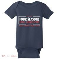 Four Seasons Total Landscaping Make America Rake Again Logo Baby Bodysuit thumb 0