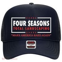 Four Seasons Total Landscaping Make America Rake Again Logo Hat thumb 0