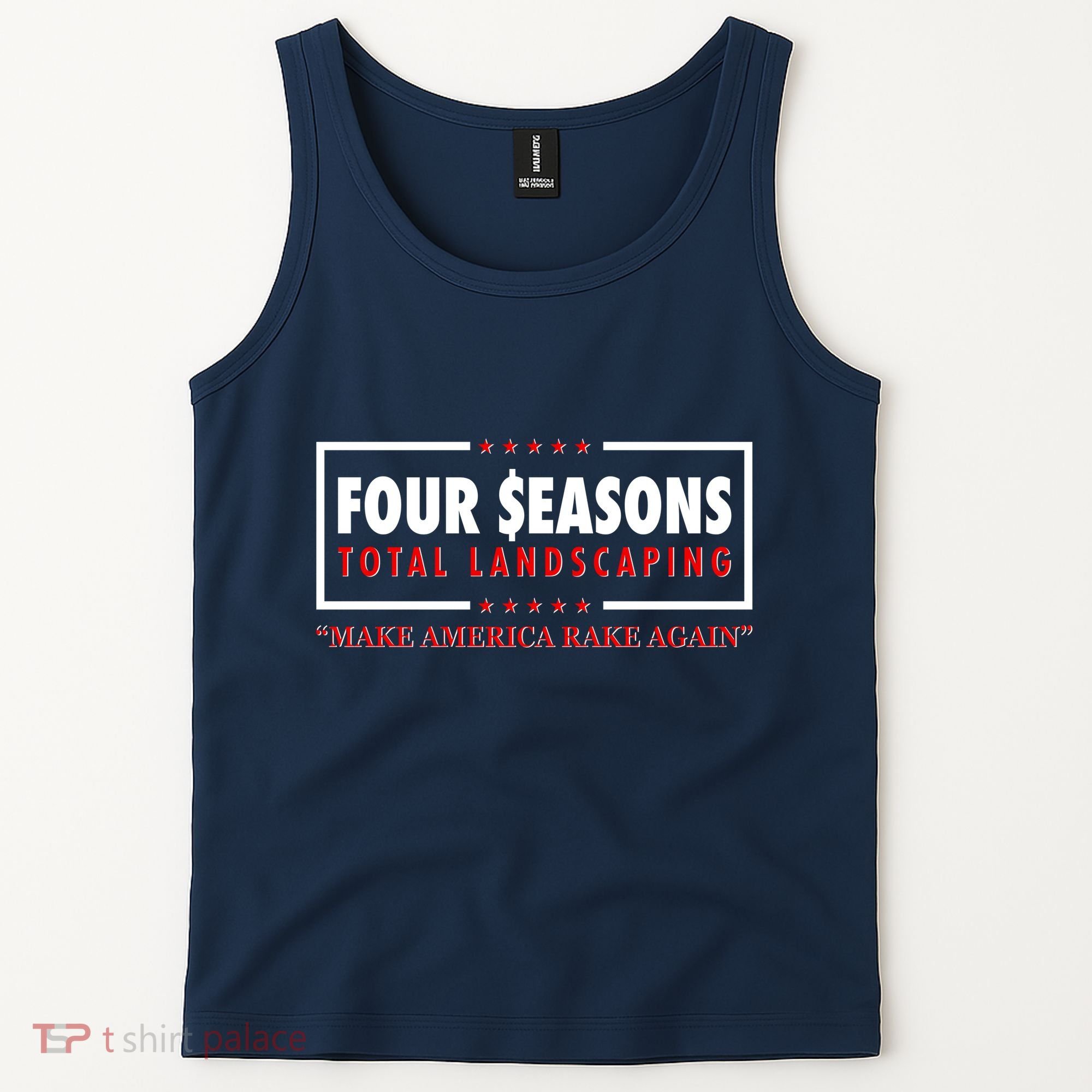 Four Seasons Total Landscaping Make America Rake Again Logo Tank Top