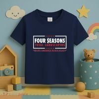 Four Seasons Total Landscaping Make America Rake Again Logo Toddler T-Shirt thumb 3