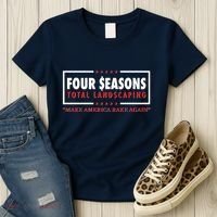 Four Seasons Total Landscaping Make America Rake Again Logo Women's T-Shirt thumb 3