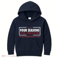 Four Seasons Total Landscaping Make America Rake Again Logo Kids Hoodie thumb 0