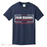 Four Seasons Total Landscaping Make America Rake Again Logo Kids T-Shirt thumb 0