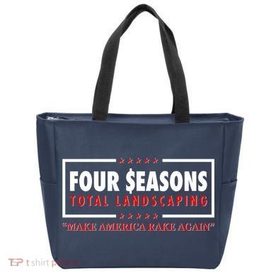 Four Seasons Total Landscaping Make America Rake Again Logo Tote Bag