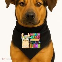 Fourth Grade No Prob Llama 4th Grade Students Teachers USA-Made Doggie Bandana thumb 1
