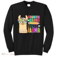 Fourth Grade No Prob Llama 4th Grade Students Teachers Sweatshirt thumb 0