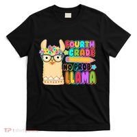 Fourth Grade No Prob Llama 4th Grade Students Teachers T-Shirt thumb 0