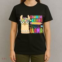 Fourth Grade No Prob Llama 4th Grade Students Teachers T-Shirt thumb 4