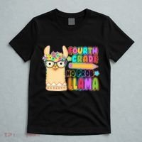 Fourth Grade No Prob Llama 4th Grade Students Teachers T-Shirt thumb 5